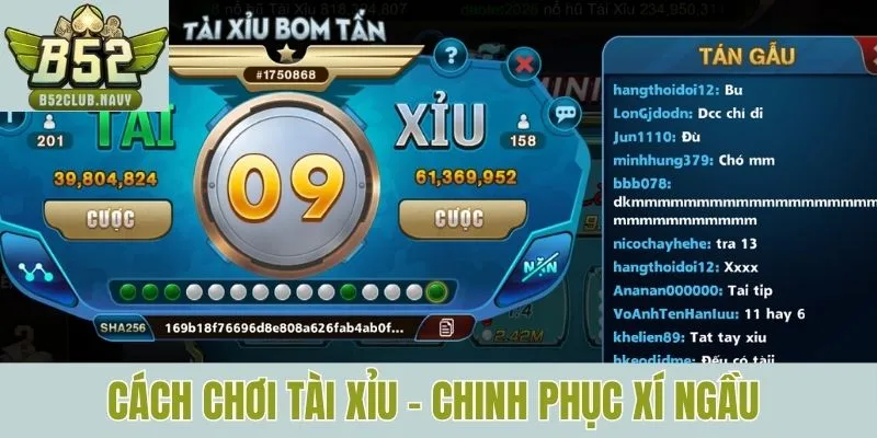 Cách chơi tài xỉu