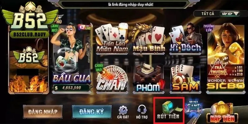 Đảm bảo kết nối mạng ổn định khi rút tiền B52Club