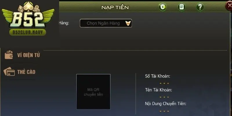 Nạp tiền B52club qua MoMo xử lý nhanh, bảo mật